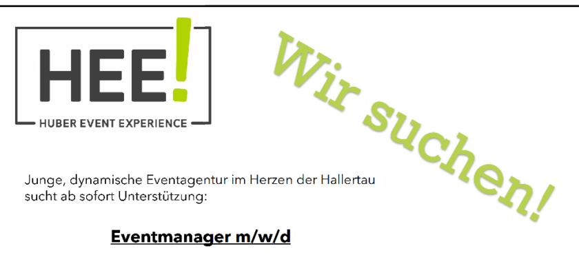 Wir suchen…